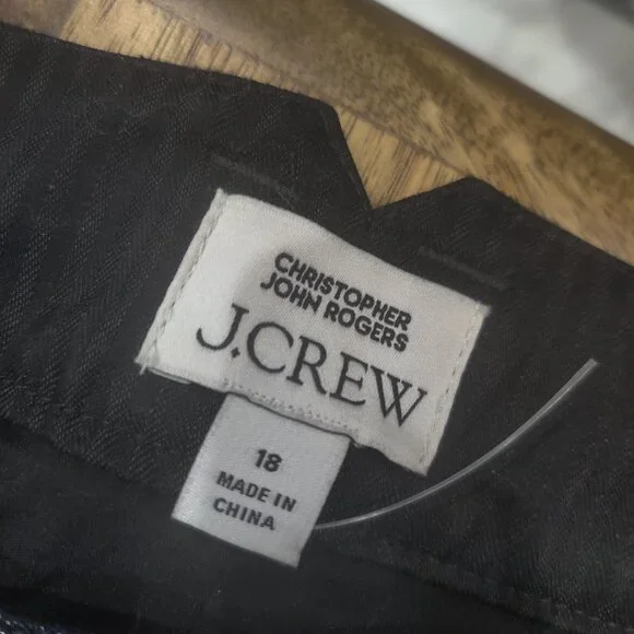 J. Crew x Christopher John Rogers collection pants size 18 New
